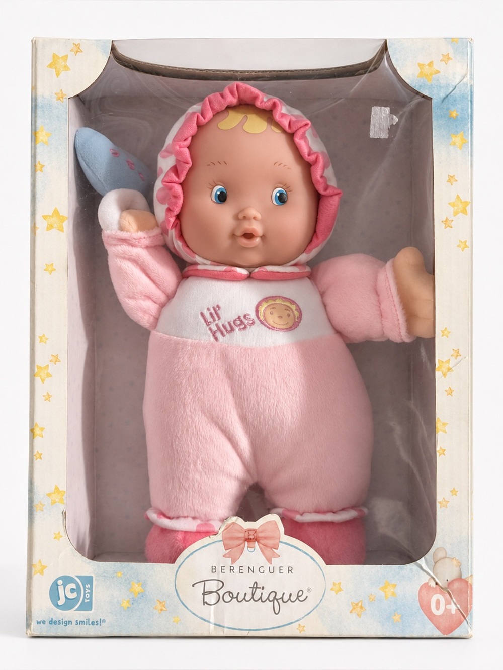 Toys Berenguer Boutique Lil’ Hugs 12” Soft Baby Doll Pink NIB